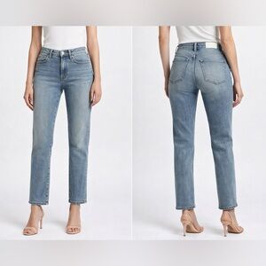 Pistola Audrey High Rise Straight Leg Jeans Size 26 Medium Wash